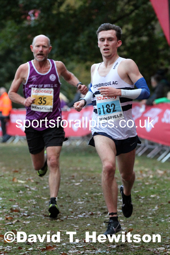 Senior mens 2021 National Cross Country Relays, Berry Hill Park, Mansfield. Photo: David T. Hewitson/Sports for All Pics